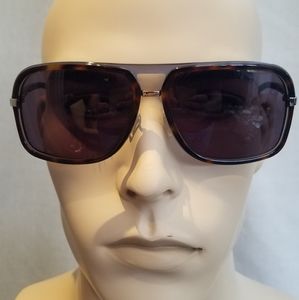 Mens "Dior Homme" Black Tie Tortoise Sunglasses